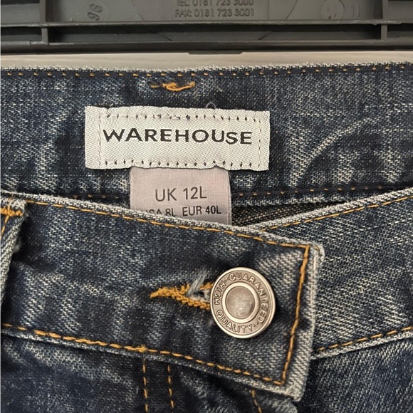 Warehouse vintage blue straight leg jeans (long) - Picture 2 of 3